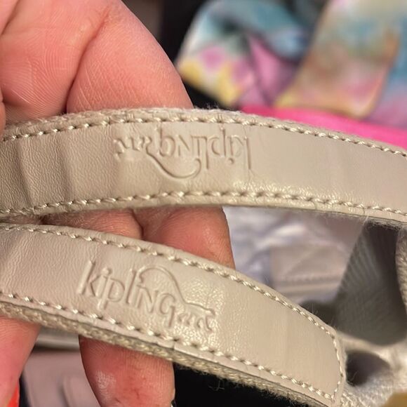 Kipling sugar metallic shopper tote handbag/small medium - Picture 9 of 9